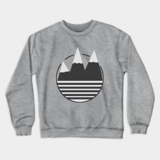 Mountain minimalistic design Crewneck Sweatshirt